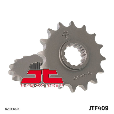 Front Motorcycle Sprocket for Kawasaki_KLX125 L_03-06, Kawasaki_KLX125_03-06, Suzuki_DR-Z125 K3-K9 L0_03-10, Suzuki_DR-Z125 L L1_11, Suzuki_DR-Z125 L L2_12, Suzuki_DR-Z125 L1_11, Suzuki_DR-Z125 L2_12, Suzuki_DR-Z125 L_03-10