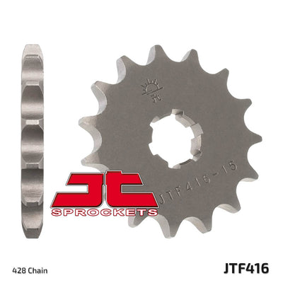 Front Motorcycle Sprocket for Suzuki_RM80 HD HE HF_83-85, Suzuki_RM80 XD Small Wheels_83, Suzuki_RM80 XE XF Small Wheels_84-85, Suzuki_RM80_89-01, Suzuki_RM85 K2-K9 L0-L2_02-12, Suzuki_TS100 ER-N T X_79-82, Suzuki_TS100 ERZ_82-84, Suzuki_TS100_73-77, Suzuki_TSX125 LC (TS125X)_84-91, Yamaha_RD125_74-75, Yamaha_YZ80 N_85, Yamaha_YZ80_86-92, Yamaha_YZ80_93-01