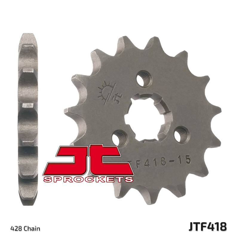 Front Motorcycle Sprocket for Kawasaki_KC100 C1-C4_80-86, Kawasaki_KC100_, Kawasaki_KE125 A4-A12_76-87, Kawasaki_KE175 B1-B3_76-78, Kawasaki_KE175 D1-D2_79-80, Kawasaki_KE175 D3-D5_81-83, Kawasaki_KH100 (6 Holes)_93-94, Kawasaki_KH100 (EX) (6 Holes)_84-92, Kawasaki_KH100 A2-A4 (EL)_78-81, Kawasaki_KH100 G2-G4 (EX)_80-83, Kawasaki_KH125 (6Holes)_83-98, Kawasaki_KH125 A1-A4_77-82, Kawasaki_KM100 A4-A6_78-82, Kawasaki_KM90 A6_77, Kawasaki_KS125_, Kawasaki_KX125 A3-A5_77-79