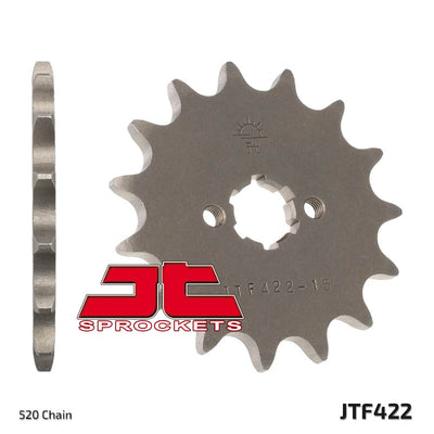 Front Motorcycle Sprocket for Cagiva_125 WMX_82, Cagiva_125 WMX_83-84, Cagiva_250 WMX_83-84, Cagiva_500 WMX_85, Yamaha_YZ125 S_86