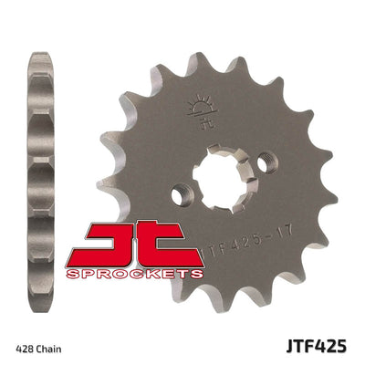 Front Motorcycle Sprocket for Suzuki_GP100 C UC_78-80, Suzuki_GP100 ED UD_, Suzuki_GP100 N UN_79-80, Suzuki_GP100 UX X D ED_, Suzuki_GP125 All_80-89, Suzuki_RG125_86-92, Suzuki_RV125 Van Van_03-06, Suzuki_RV125 Van Van_07-10, Suzuki_RV90 M A B_73-77, Suzuki_TS125 C ER-N T X_78-82, Suzuki_TS125 ERZ_82-84, Suzuki_TS125 K L M A B C_73-77, Suzuki_TSR125 TS125R_90-96