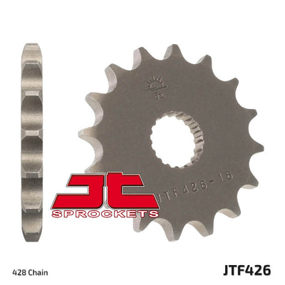 JTF426 Front Drive Motorcycle Sprocket 15 Teeth (JTF 426.15)