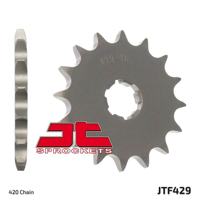 JTF429 Front Drive Motorcycle Sprocket 14 Teeth (JTF 429.14)