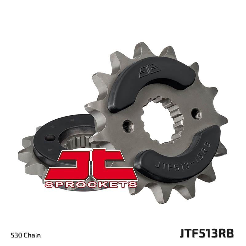 JTF513 Rubber Cushioned Front Drive Motorcycle Sprocket 17 Teeth (JTF 513.17 RB)