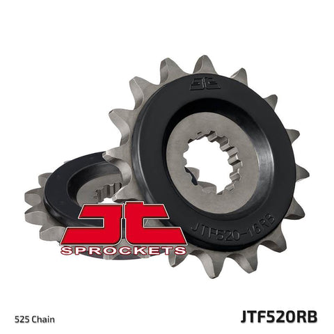 JTF520 Rubber Cushioned Front Drive Motorcycle Sprocket 17 Teeth (JTF 520.17 RB)