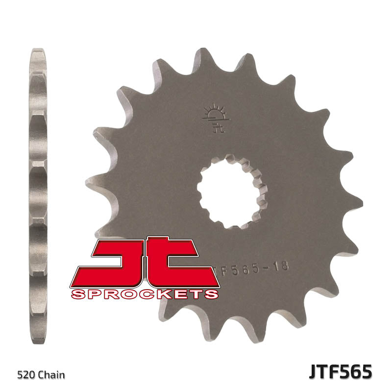 JTF565 Front Drive Motorcycle Sprocket 14 Teeth (JTF565.14)