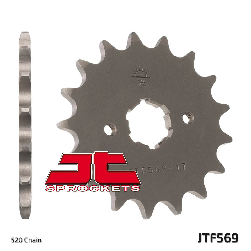 JTF569 Front Drive Motorcycle Sprocket 10 Teeth (JTF 569.10)
