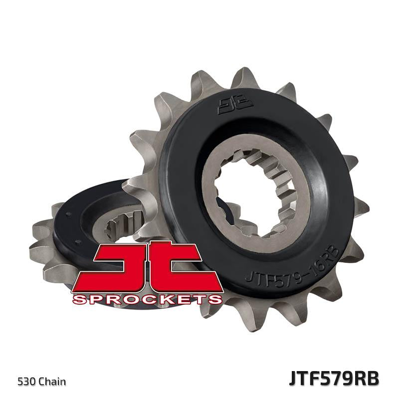JTF579 Rubber Cushioned Front Drive Motorcycle Sprocket 17 Teeth (JTF 579.17 RB)