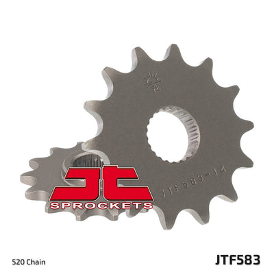 Front Motorcycle Sprocket for Yamaha_TT250 R LW_99-00, Yamaha_TT250 R_03-04, Yamaha_TT250 R_93-95, Yamaha_TT250 R_96-98