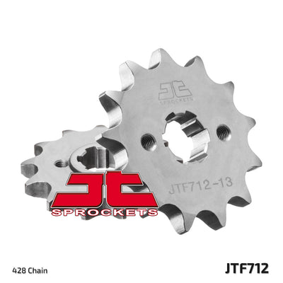 JTF712 Front Drive Motorcycle Sprocket 13 Teeth (JTF 712.13)