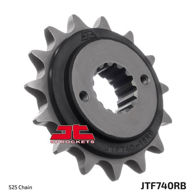 JTF740 Rubber Cushioned Front Drive Motorcycle Sprocket 15 Teeth (JTF 740.15)