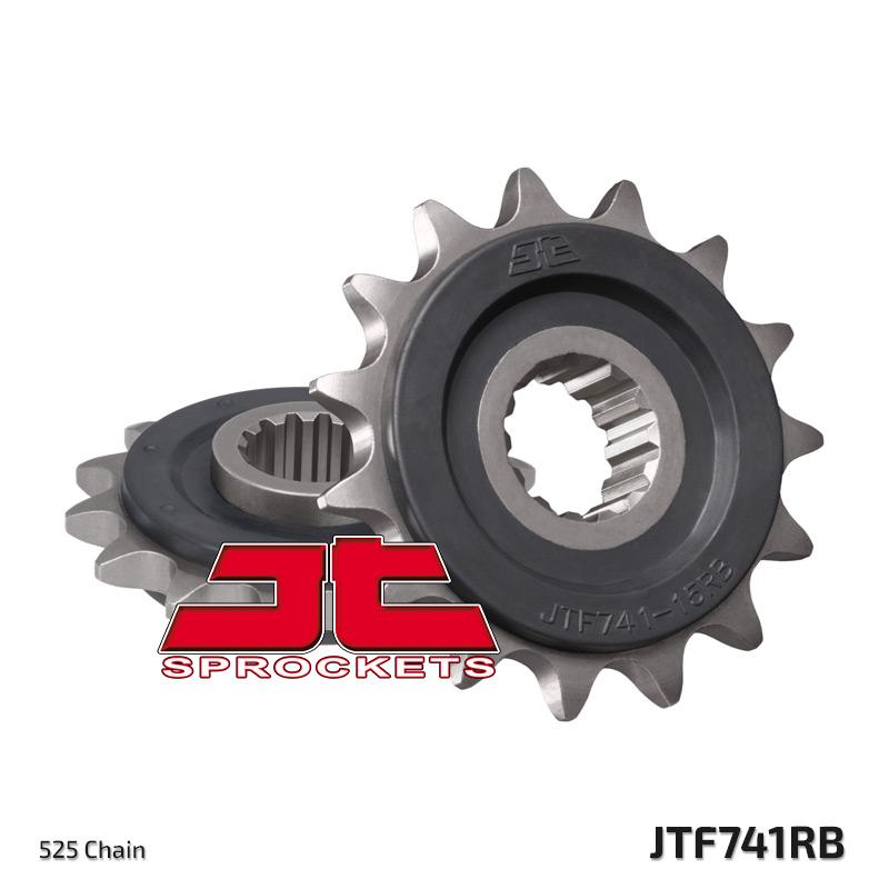JTF741 Rubber Cushioned Front Drive Motorcycle Sprocket 15 Teeth (JTF 741.15 RB)