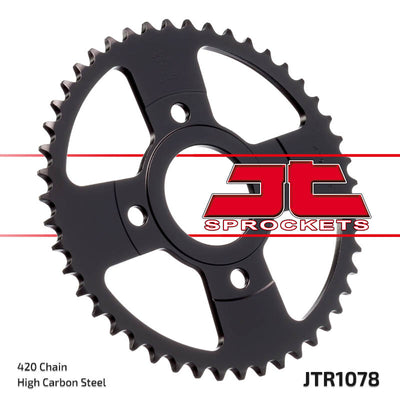 Rear Motorcycle Sprocket for MBK_50 X-Power_00-02, MBK_50 X-Power_03-06, Yamaha_TZR50 RR_97-06, Yamaha_TZR50 X-Power_96-06