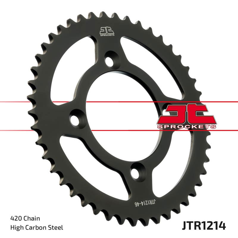 JTR1214 Black Edition Induction Hardened ZBK Motorcycle Sprocket 36 Teeth (JTR 1214.36)