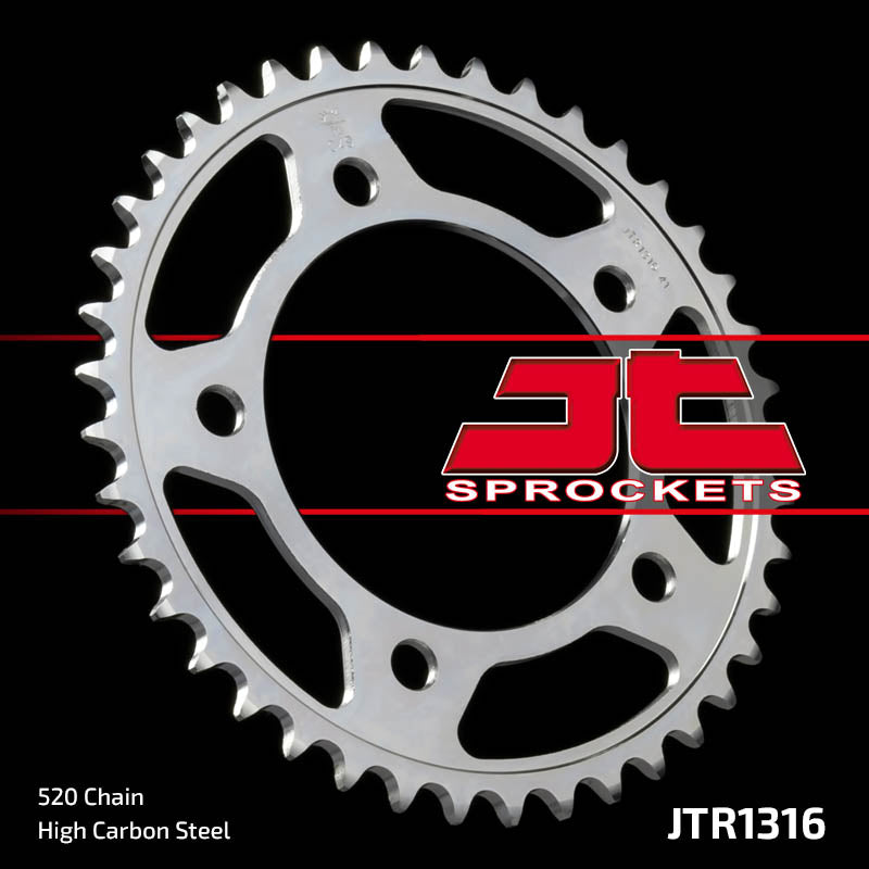 JTR1316 Rear Drive Motorcycle Sprocket 38 Teeth (JTR 1316.38)