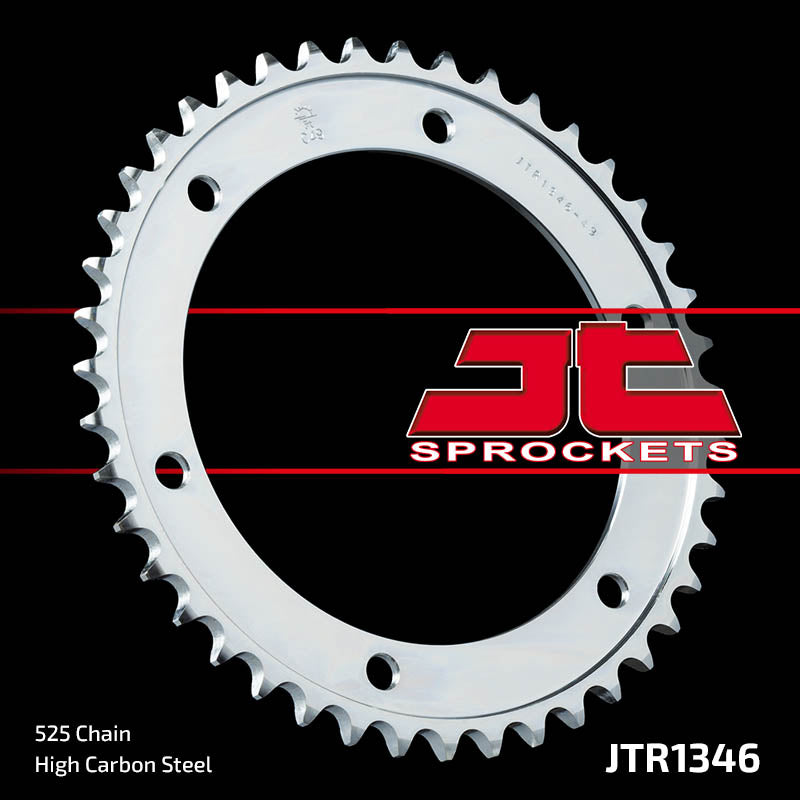 JTR1346 Rear Drive Motorcycle Sprocket 43 Teeth (JTR 1346.43)
