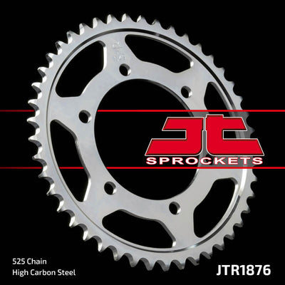 JTR1876 Rear Drive Motorcycle Sprocket 44 Teeth (JTR 1876.44)