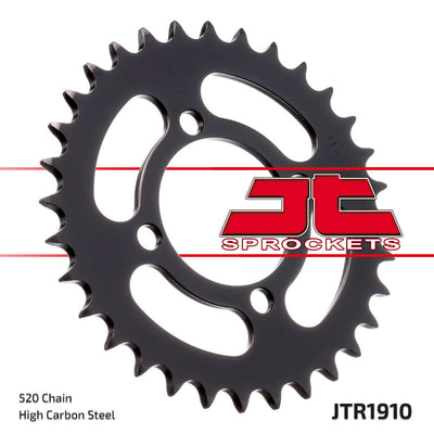 Rear Motorcycle Sprocket for Yamaha_YFA1 125 Breeze_89-04, Yamaha_YFM125 Grizzly_04-12