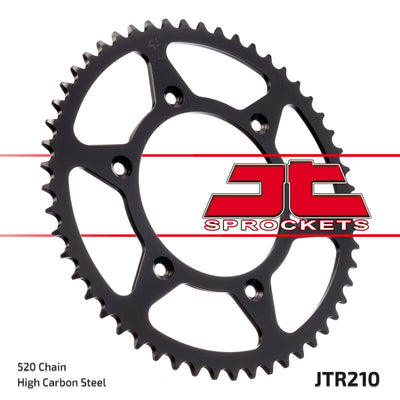 Rear Motorcycle Sprocket for Honda_CR125 RV_97, Honda_CR250 R-5_05, Honda_CR250 R-6 7 8_06-08, Honda_CR250 RN RP_92-93, Honda_CR250 RR RS_94-95, Honda_CR500_92-01, Honda_CRF250 R-B_11, Honda_CRF250 R-C_12