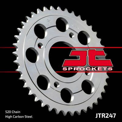 Rear Motorcycle Sprocket for Honda_CB250 N_78-82, Honda_CM250 TB Custom_82-84