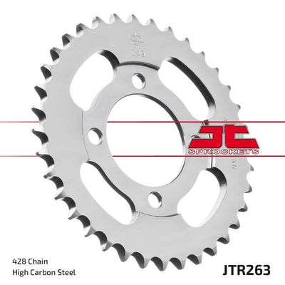 JTR263 Black Edition Induction Hardened ZBK Motorcycle Sprocket 36 Teeth (JTR 263.36)