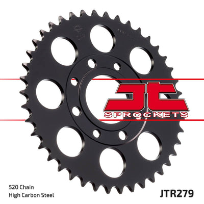 Rear Motorcycle Sprocket for Honda_CB175 K6_74-76, Honda_CB200_76-79, Honda_CBX250 H_85