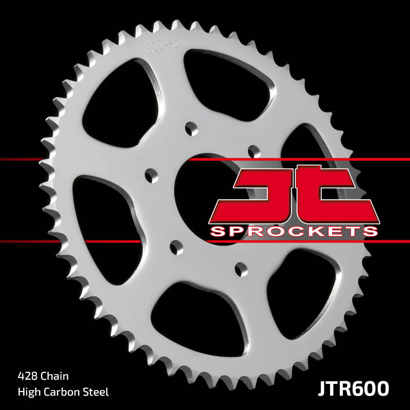 JTR600 Rear Drive Motorcycle Sprocket 52 Teeth (JTR 600.52)