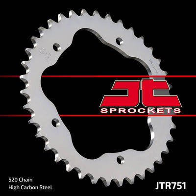 JTR751 Rear Drive Motorcycle Sprocket 42 Teeth (JTR 751.42)
