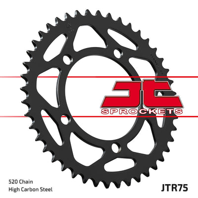 JTR75 Rear Drive Motorcycle Sprocket 44 Teeth (JTR 75.44)