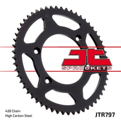 Rear Motorcycle Sprocket for Kawasaki_KLX125_03-06, Suzuki_DR-Z125 K3-K9 L0_03-10, Suzuki_DR-Z125 L1_11, Suzuki_DR-Z125 L2_12