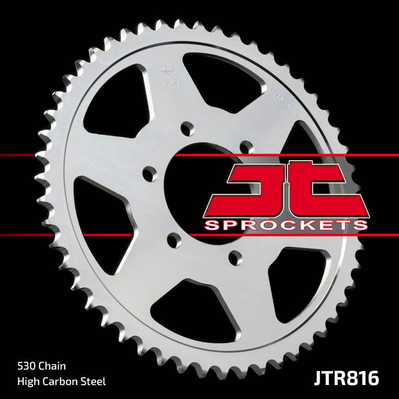 JTR816 Rear Drive Motorcycle Sprocket 52 Teeth (JTR 816.52)
