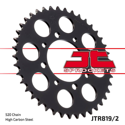 Rear Motorcycle Sprocket for Suzuki_GN250 All_82-99, Suzuki_GT250 (X7)_79-85, Suzuki_GZ250 Marauder_04-10, Suzuki_GZ250 Marauder_99-00, Suzuki_GZ250_10, Suzuki_TU250 X_98-00