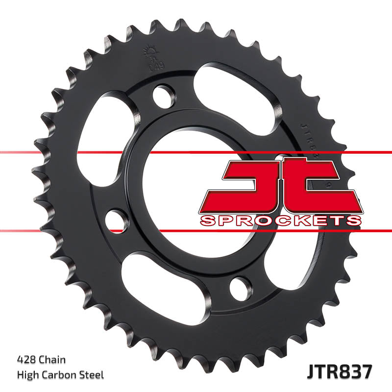 Rear Motorcycle Sprocket for Yamaha_RD125 DX Alloy Wheel_78-81, Yamaha_RD125 DX Spoke Wheel_75-77, Yamaha_RD200 DX Alloy Wheel_78-81