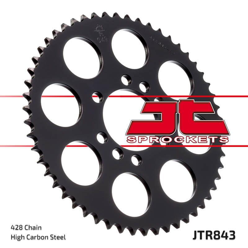 JTR843 Rear Drive Motorcycle Sprocket 51 Teeth (JTR 843.51)