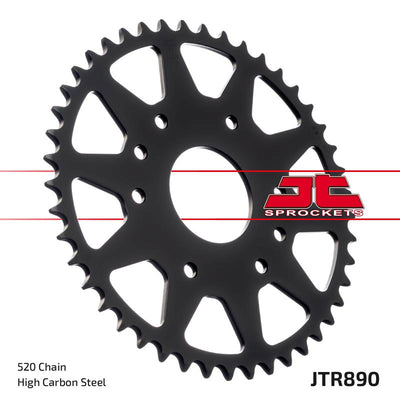 JTR890 Rear Drive Motorcycle Sprocket 42 Teeth (JTR 890.42)