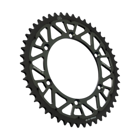 JT TwinStar Hybrid Aluminium Steel Rear Sprocket 49 Teeth (JTX 460.49)