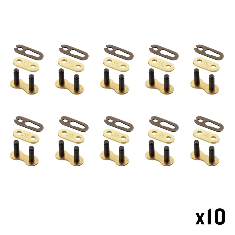 DID Chain Link 415 ERZ Steel Clip/Split Connecting Link Pack of 10