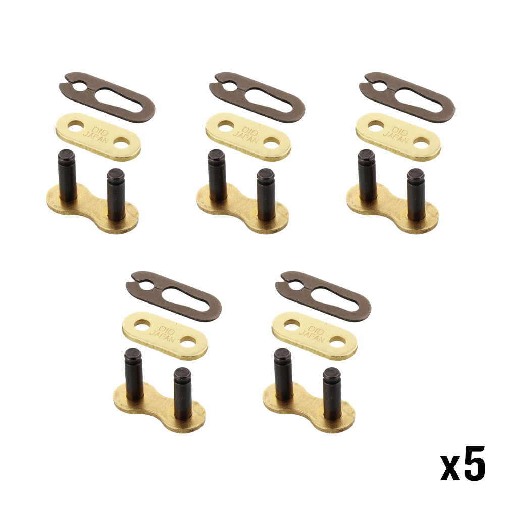 DID Chain Link 415 ERZ Steel Clip/Split Connecting Link Pack of 5