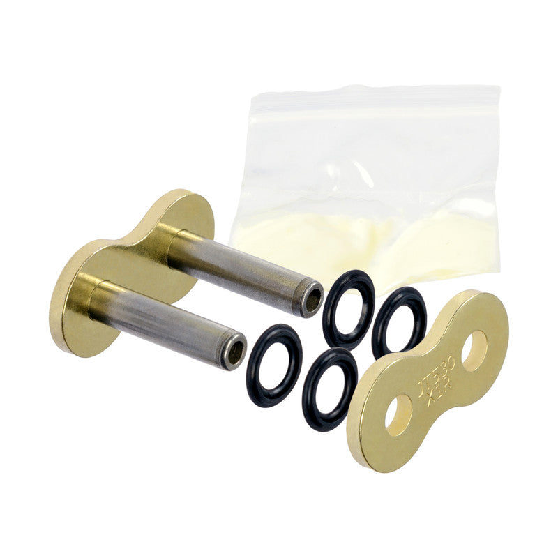 JT X-Ring Drive Chain 530 X1R Gold Rivet Hollow Connecting Joining Link