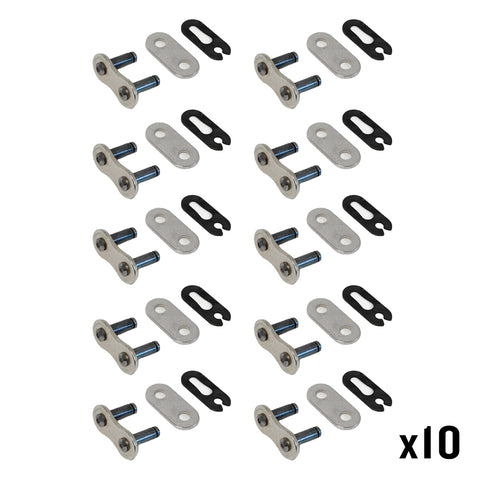 RK Chain Link 415 H Steel Clip/Split Connecting Link Pack of 10