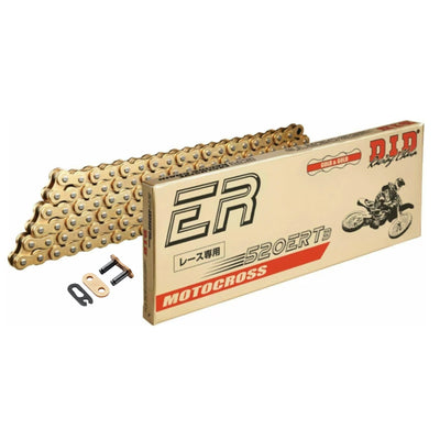 DID 520 ERT3 Ultra Lightweight Motocross Chain Gold 520ERT3GG 118 (RJ)
