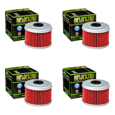 Bundle of 4 Hiflo Filtro HF103 Premium Oil Filters