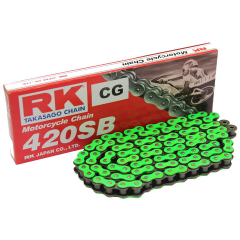 RK Green Chain 420 SB 110 For Sur-Ron LB X & L1E (54t Rear Sprocket Gearing)