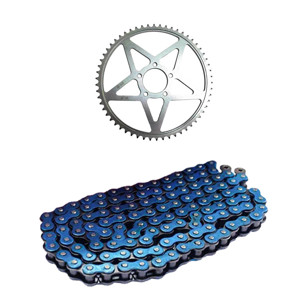 Blue online bmx chain