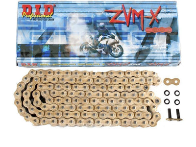 Super DID Motorcycle Chain Heavy Duty X-Ring Gold 525 ZVMXGG 130 (ZJ)